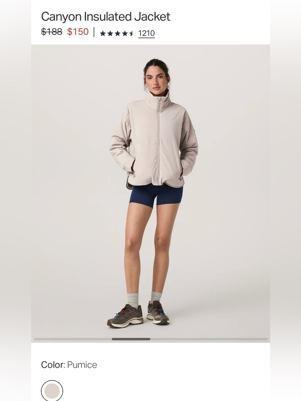 Vuori Canyon Insulated jacket - Pumice